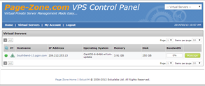 VPS Control Panel